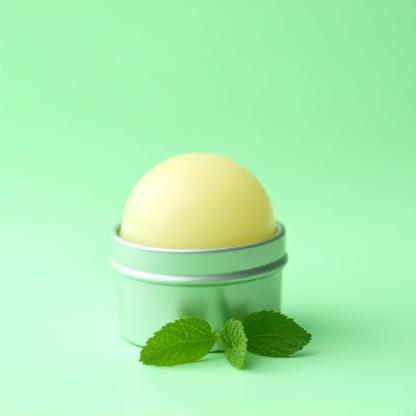 Mint lip balm tin