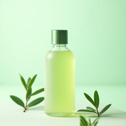 Tea tree facial cleanser bottle
